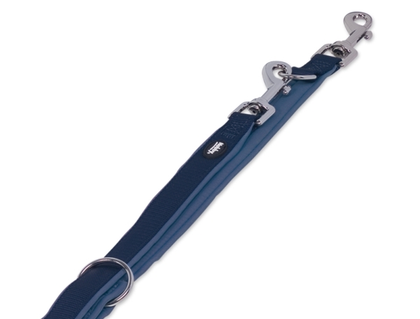Nobby 80530-06, Hund, Dobbelt Ledning, Blå, Ledning, Nylon, L-Xl