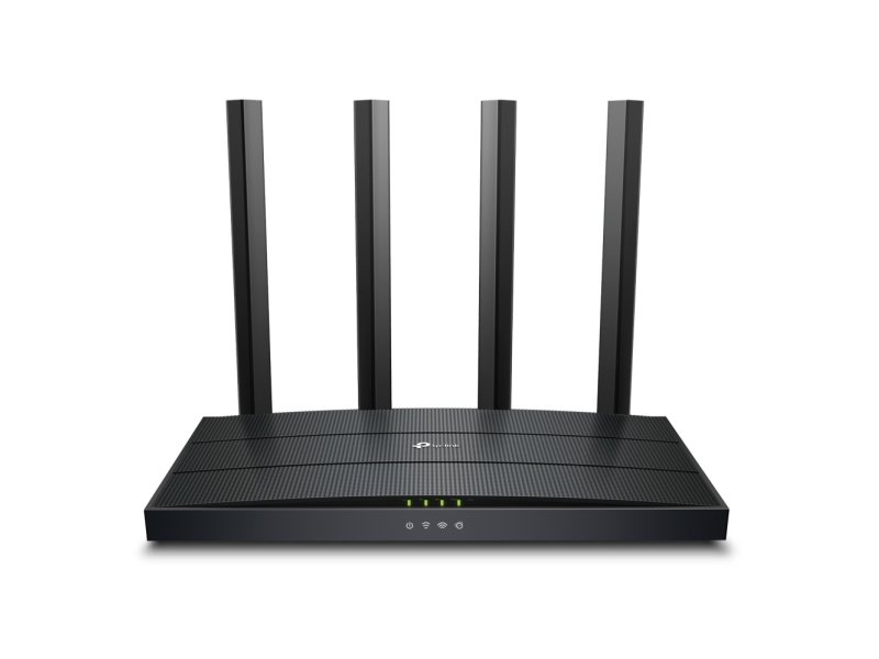 TP-Link Archer AX18, Wi-Fi 6 (802.11ax), Dobbelbånd (2.4 GHz / 5 GHz), Ethernet/bredbåndsforbindelse, Svart, Frittstående router