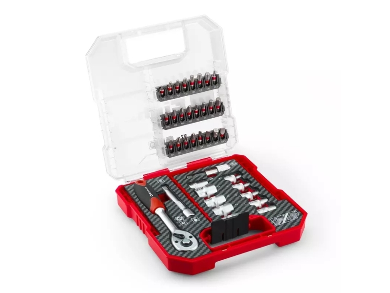 Einhell 49109022, 23 Stk, Ph2, Pz3, 1/4", Stål, T10 / T15 / T20 / T25 / T27 / T30 / T40 / H2.5 / H3 / H4 / H5 / H6 / Ph1 / 2X Ph2 / Ph3 / Pz1 / 2X...