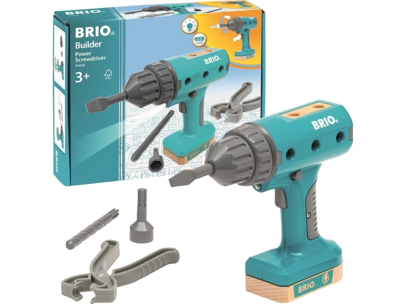 BRIO 34600 Builder Batteridriven skruvdragare