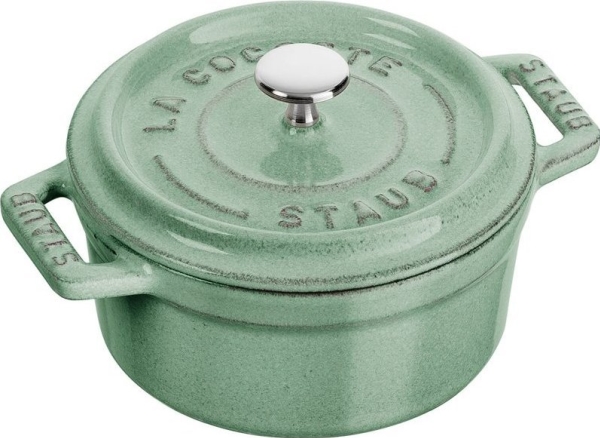 Staub Mini-Gusseisen-Topf Rund 250 Ml, Mint