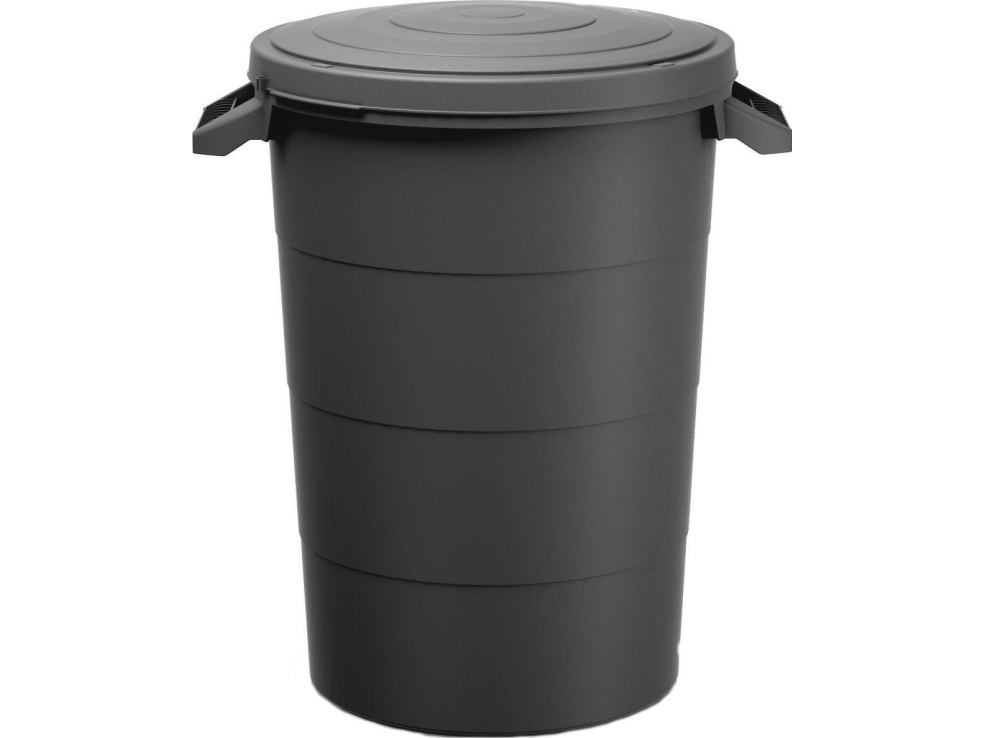 Prosperplast KEDEN SMOOTH BASKET - Juodas RECYCLING* | Tiekimas