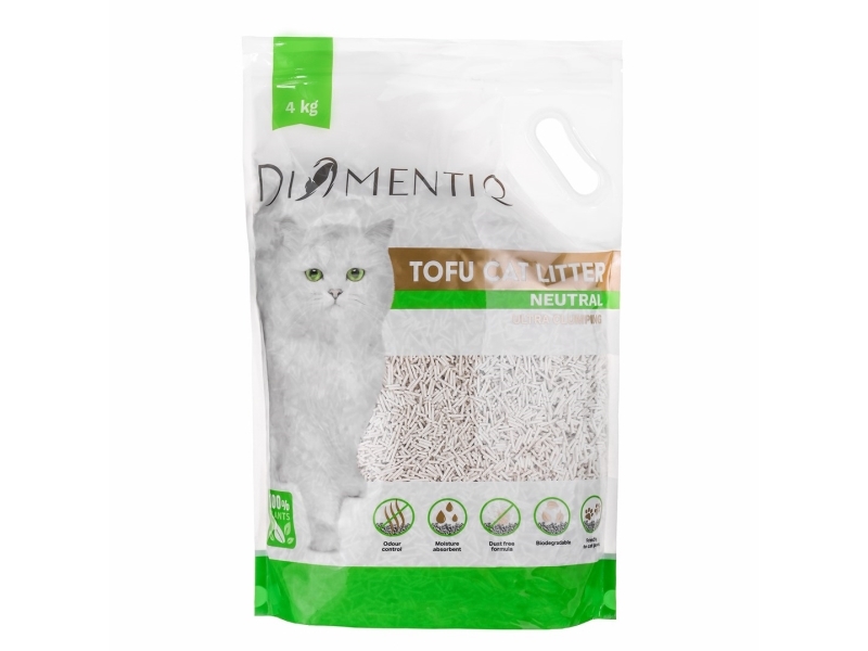 DIAMENTIQ Tofu klumpende strøelse 4 kg naturlig