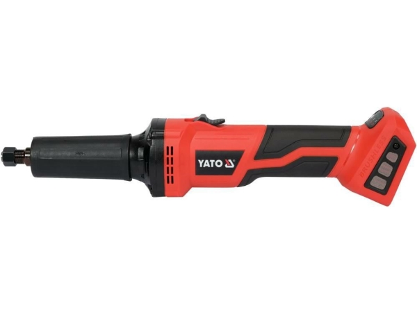 YATO STRAIGHT GRINDER 18V WITHOUT BATTERY AND CHARGER - SOLO