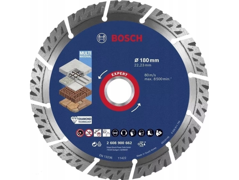 Bosch DIAMANTSKÃ-RESKIVE MULTI 180MM