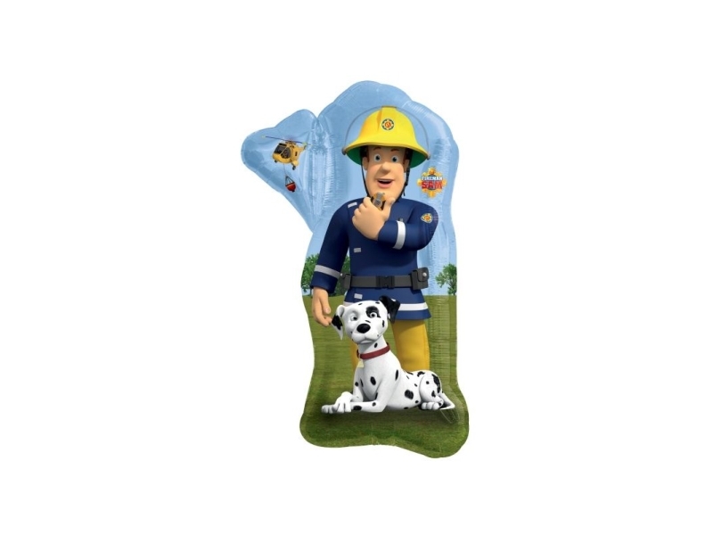 Feuerwehrmann Sam Folienballon Supershape
