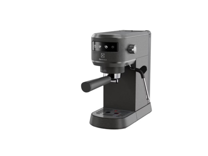 Electrolux 910 003 706 E6EC1-6BST, Espressomaskin, Kaffekuddar, Malat kaffe, 1450 W, Svart, Rostfritt stål