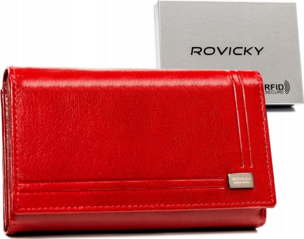 Rovicky Stor læderpung til kvinder med spænde Rovicky NoSize