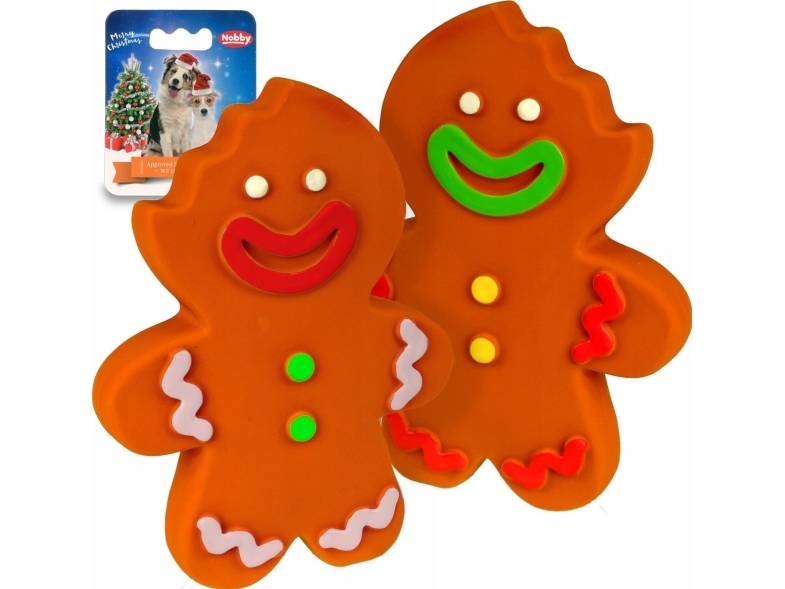 Nobby Nobby Spielzeug: Latex Lebkuchen 20 Cm – Zapach