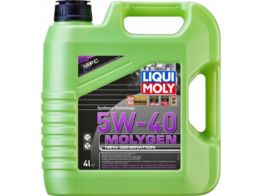 Molygen New Generation 5W-40 4L