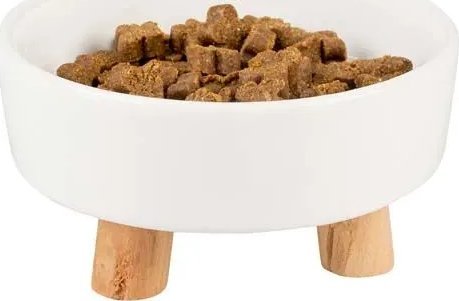 Duvo+ Keramisk Hundeskål På Træben 200 Ml 11,5X11,5X6 Cm 13365