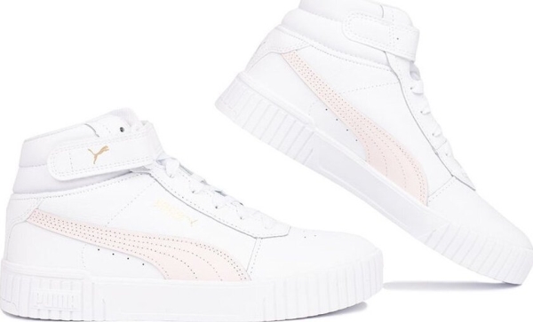 Damen Schuhe Puma Carina 2.0 Mid Weiß 385851 07