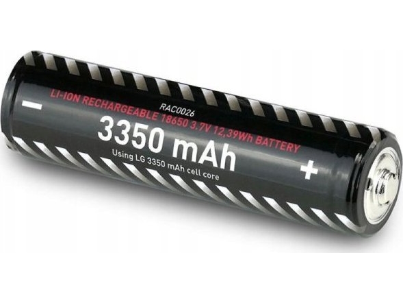 MacTronic 3350 mAh 3,7V 12,39Wh 18650 akku med PCB