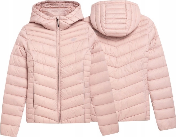 Women's Down Jacket 4F F095 Light Pink 4Fss23tdjaf095 56S