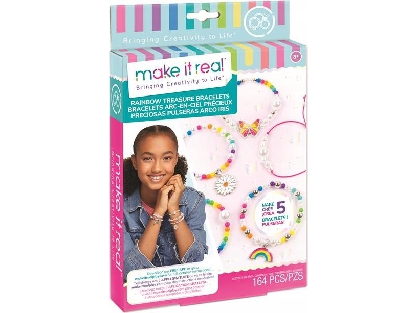 MAKE IT REAL Apyrankių gaminimo rinkinys „Vaivorykštė“ | Hobby - Modellbygge - Övriga | GameStuff