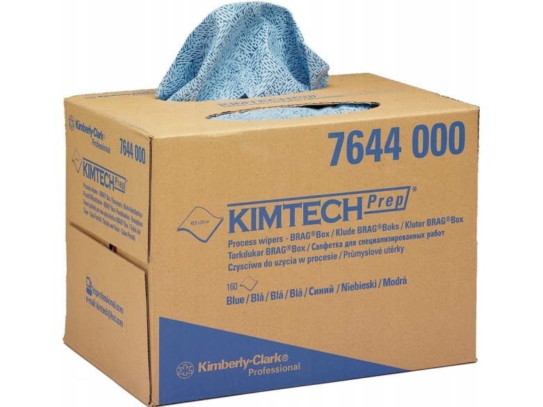 Kimtech Prep - Rengøringsklude - polypropylen - 160 ark - blå