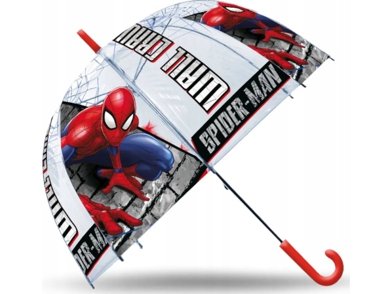 Barn Euroswan Transparent automatiskt paraply 48cm Spiderman SP50024 Barn Euroswan | Utomhus - Väskor & Resväskor - Ryggsäckar | GameStuff