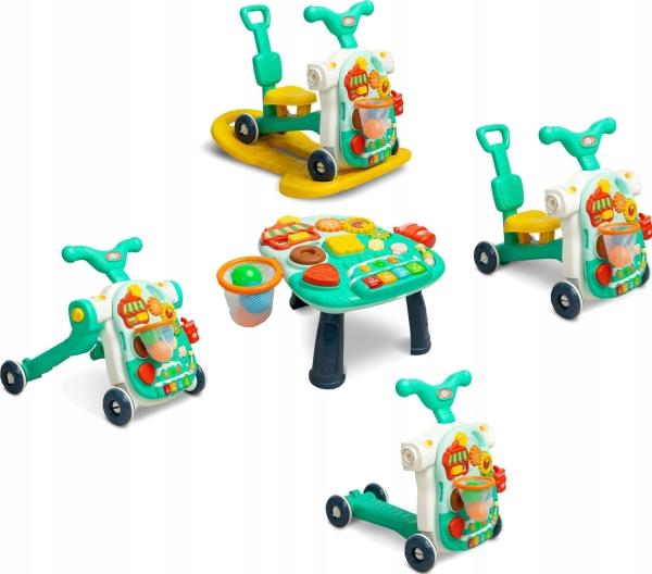 Toyz MULTI-FUNKTIONEL STOL 5W1 TURQUOISE