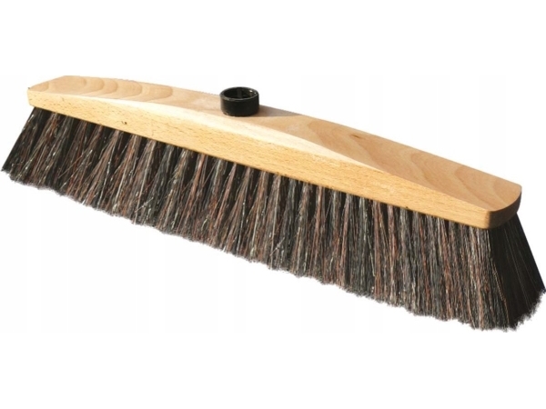 York træbørste med hestehår 40 cm