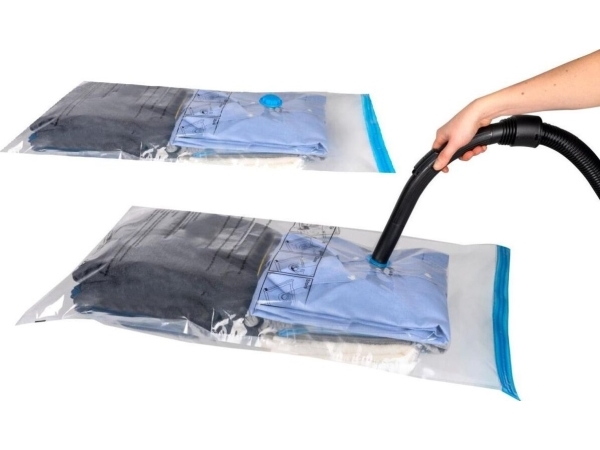 Pyykinkuivaaja Alpina Tyhjiöpussi vaatteiden ja vuodevaatteiden säilytykseen 130x74cm ja 86x50cm Alpina