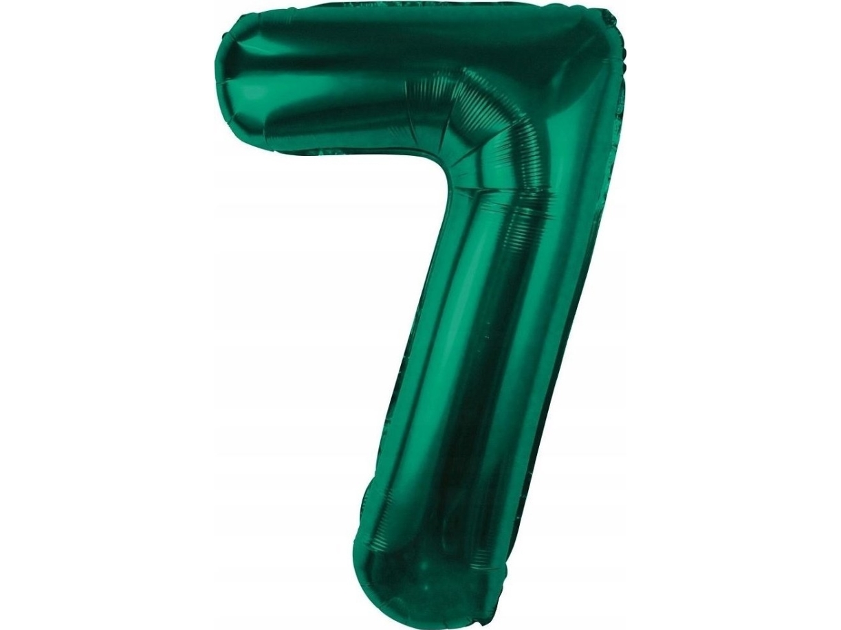 Godan Folienballon B&C Ziffer 7 Grün Flaschengrün 85 Cm