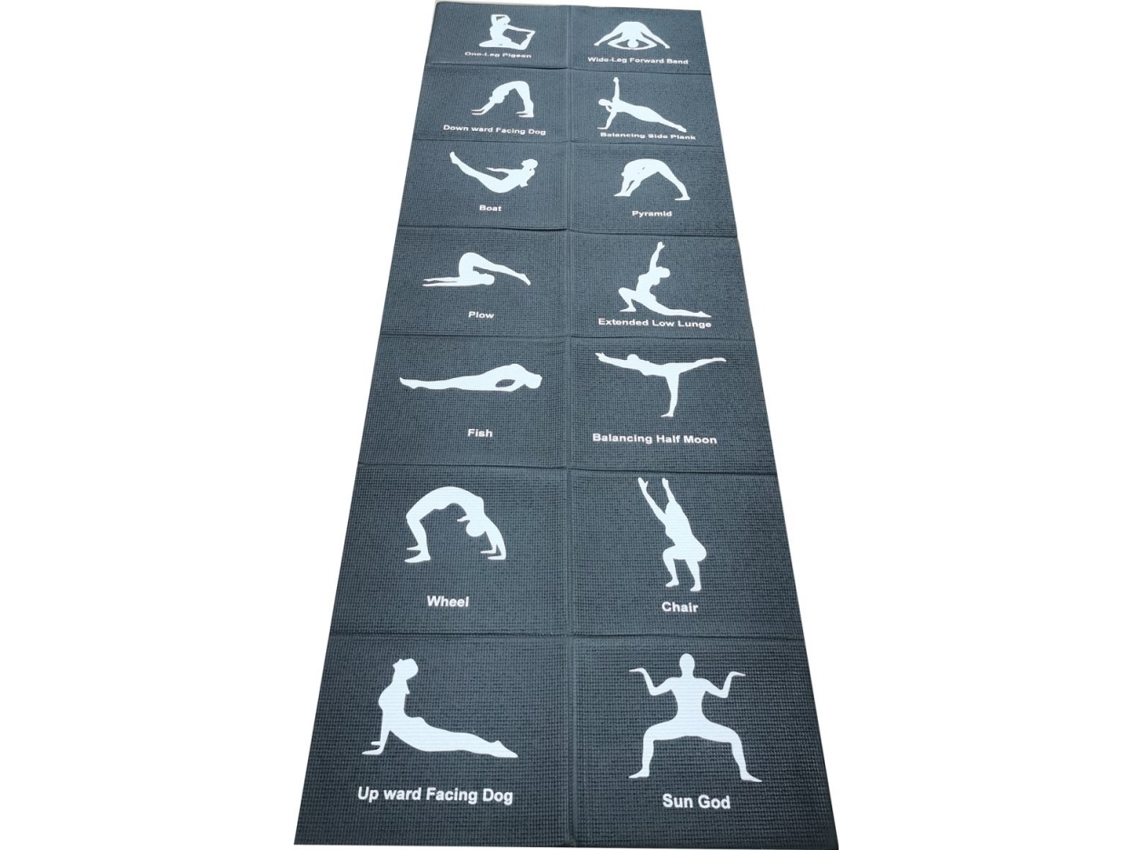 Triton foldbar yogamåtte 170x60x0,5 cm