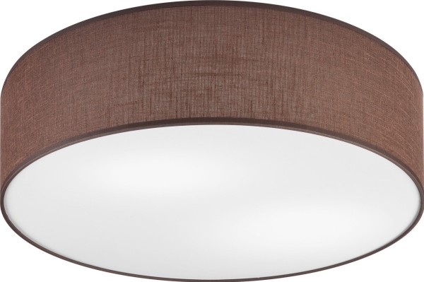 Lamkur Lamkur Vivian 48512 Plafond Taklampa Cirkel 2X60w E27 Brun/Vit