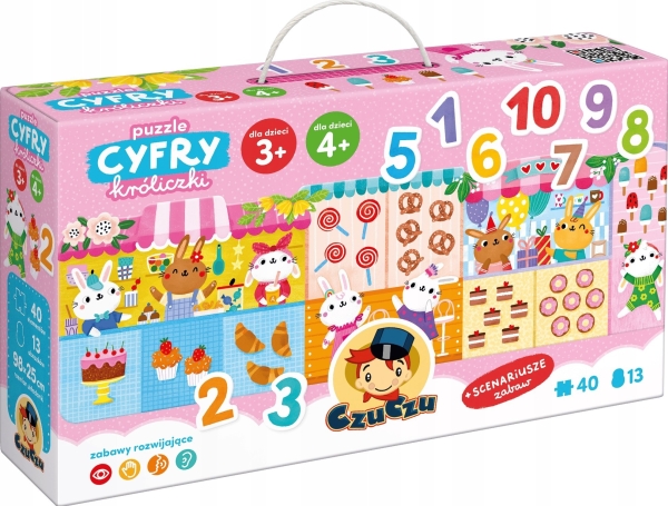 Czuczu Puzzle Zahlen Hasen