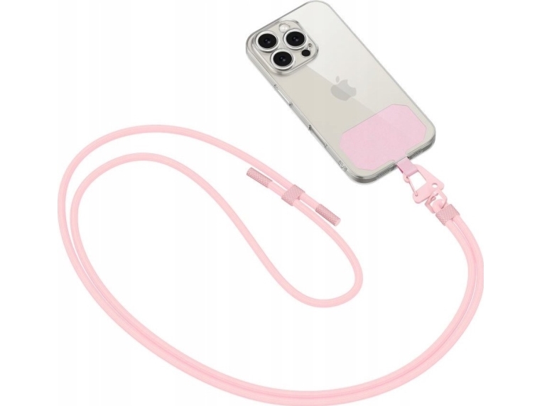 Tech-Protect Tech-Protect C5s Rope Crossbody Strap Baby Pink