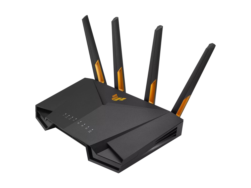 Asus Tuf-Ax4200, Wi-Fi 6 (802.11Ax), Dual-Band (2,4 Ghz/5 Ghz), Ethernet/Lan, Schwarz, Tabletop-Router