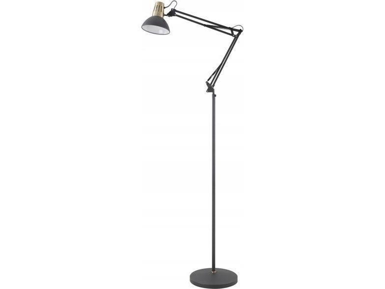 Azzardo GTV Artemia F LP-ART-F-E27-10-DEC gulvlampe 1x40W E27 sort/guld