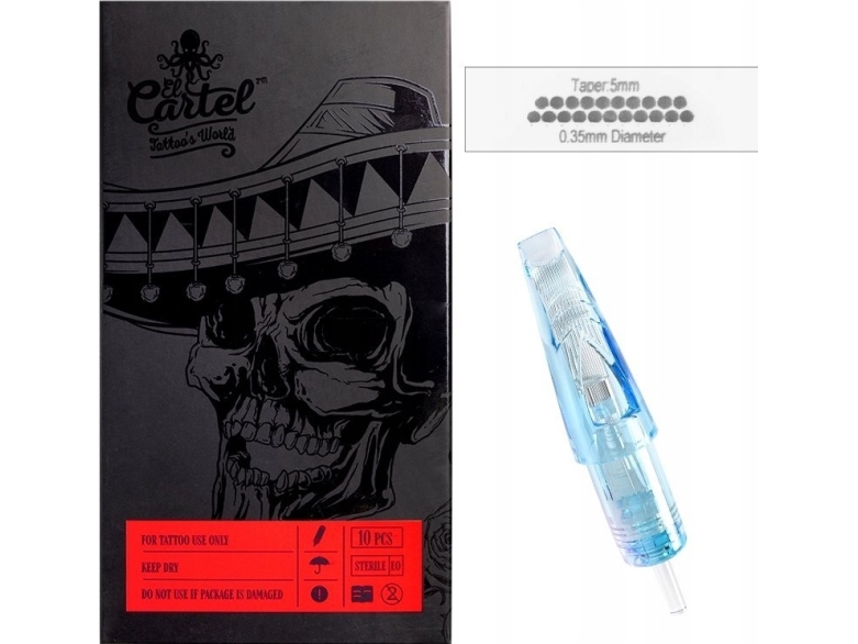 Activeshop Cartridge do tatuażu El Cartel 0.35 mm 21 Soft Edge Magnum LT 10 szt. | Hälsa - Personlig vård - Tatueringsbläck | GameStuff