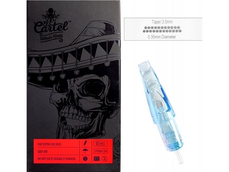 Activeshop Cartridge do tatuażu El Cartel 0.35 mm 23 Soft Edge Magnum MT 10 szt. | Hälsa - Personlig vård - Tatueringsbläck | GameStuff