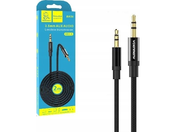 Qed Stereo Kabel Denmen Jack To Jack 3.5 Inch 2M Dx05&Gt