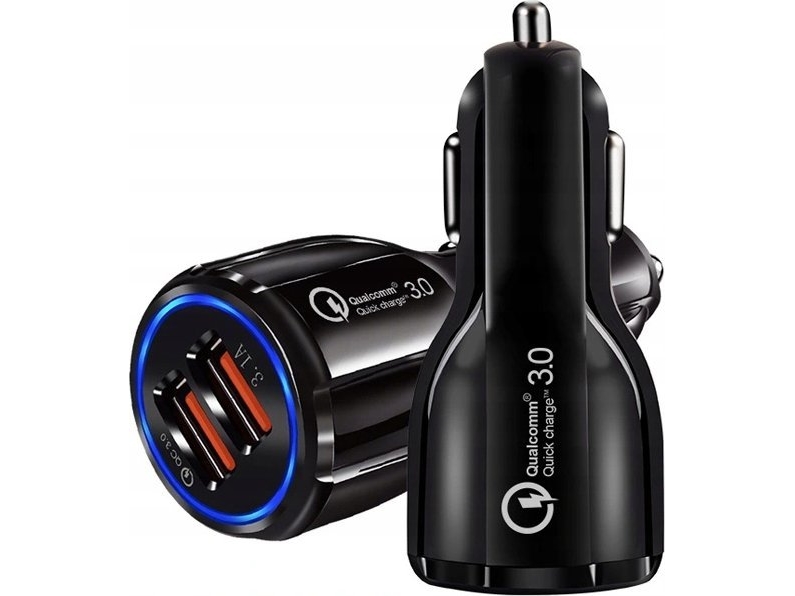 Vega Litte Billader 2X Usb 20W Sort 2Xusb A45