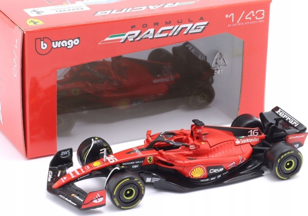 Bburago Ferrari Racing 2023 Sæson #16 Leclerc BBURAGO