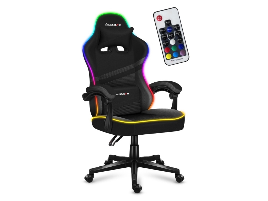Huzaro Force 4.4 Rgb, Pc-Gamingstuhl, 130 Kg, Schalensitz, Gepolsterte Rückenlehne, Rennen, Universal