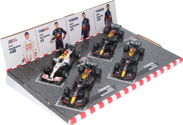 Bburago Raudona Bull Racing 4-pack1:43 BBURAGO