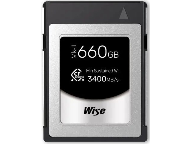 Speicherkarte Wise Cfexpress 4.0 Typ B Pro 660Gb Mk-Ii Wi-Cfx4-B660pm2