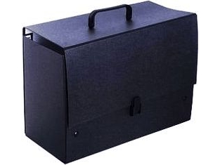 Tadeo Trading Jumbo dokumentmappe med håndtag sort