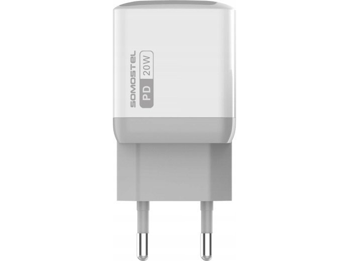 Vega Netzladegerät 20W + Pd-Kabel Für Iphone Weiß Somostel Power Delivery Sms-Q22