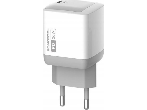 Vega Netzladegerät 20W + Pd Usb-C-Kabel Weiß Somostel Power Delivery Sms-Q22 Pd