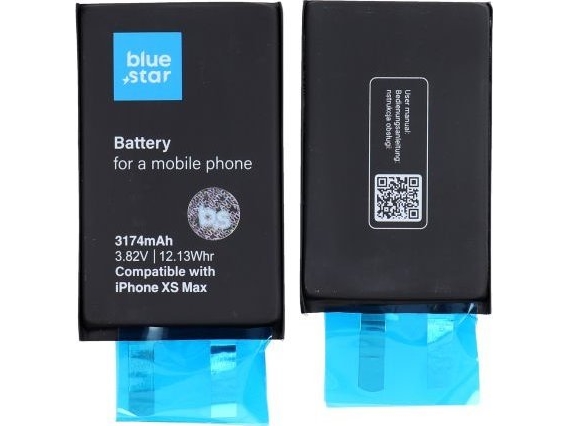 Blue Star Blue Star Hq Batteri Uden Bms Til Iphone Xs Max 3174 Mah