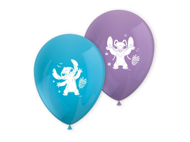 Stitch &Amp Angel Disney Balloon 8Pcs