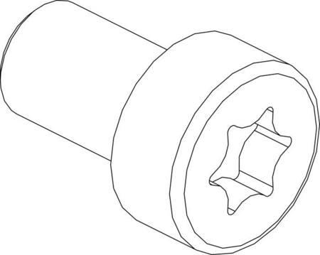 CUBIC Insexskruv, torx, lågt huvud, förpackning om 100 st. | EL Artiklar - Elcentral - Diverse utrustning för svarta tavlor | GameStuff