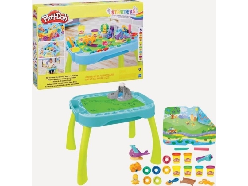 Play-Doh All-in-One Creativity Starter Station, 3 År, Plast, Flerfarvet
