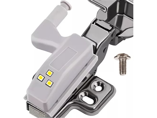 Ruhhy Lampe 3 LED til skabshængsel 23025