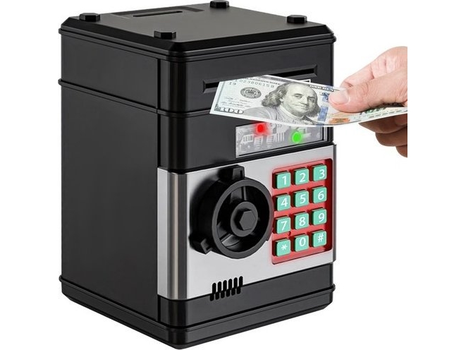 Kruzzel säästöpossu - seifas / elektroninis bankomatas 23545