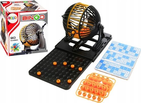LeanToys Family Social Game Bingo Lotto Drawing Machine | Leksaker - För dom minsta - Aktivitetsleksaker | GameStuff