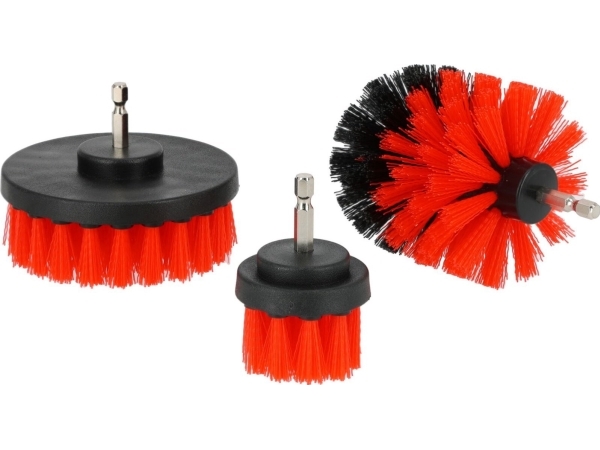 Pro-Line Set Bürsten Für Bohrmaschine "Medium", Fi5/9/10Cm, 3-Tlg., Proline